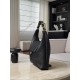 Chanel 25K Hippie Hobo Bag - Oversized Quilted Black Leather with Chunky Aged Gold Chain