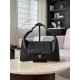 Chanel 25K Horizontal Hippie Bag - Oversized Quilted Black Leather
