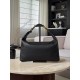 Chanel 25K Horizontal Hippie Bag - Oversized Quilted Black Leather