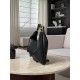 Chanel 25K Horizontal Hippie Bag - Oversized Quilted Black Leather