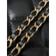 Chanel 25S Vanity Case with Double Golden Ball - Quilted Black Leather with Mirror