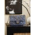 Chanel 26C Crystal Classic Flap Bag  Full Crystal CF Sequin Evening Bag