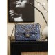 Chanel 26C Crystal Classic Flap Bag  Full Crystal CF Sequin Evening Bag
