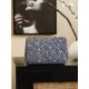 Chanel 26C Crystal Classic Flap Bag  Full Crystal CF Sequin Evening Bag