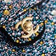 Chanel 26C Crystal Classic Flap Bag  Full Crystal CF Sequin Evening Bag
