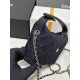 Chanel 26P Denim Box Bag – Clutch with Chain, Blue Quilted Denim