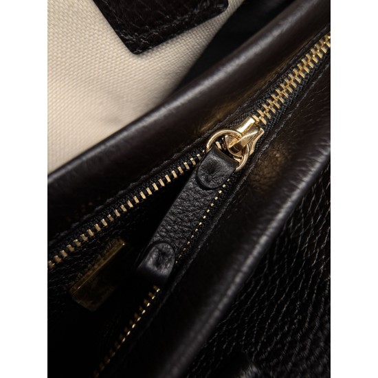 Chanel 26S Small Shopping Bag – Grained Calfskin, Black Tote (Runway Collection)