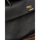 Chanel 26S Small Shopping Bag – Grained Calfskin, Black Tote (Runway Collection)