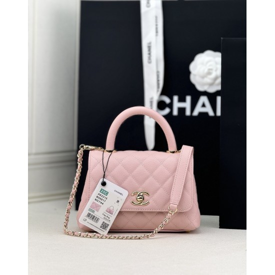 Chanel Coco Handle – Premium Small Grain Caviar with All-Leather Interior & 14k Light Gold Hardware