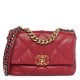 Chanel Goatskin Quilted Medium Chanel 19 Flap Red Chanel Goatskin Quilted Medium Chanel 19 Flap Red