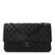 Chanel Lambskin Quilted Double Flap So Black