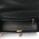 Chanel Lambskin Quilted Mini Top Handle Rectangular Flap｜Black