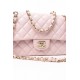 Chanel Medium Classic Double Flap Light Pink Caviar Light Gold Hardware