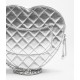 Chanel Fall-Winter 2025/26 Heart Bag Silvery Chanel Fall-Winter 2025/26 Heart Bag Silvery