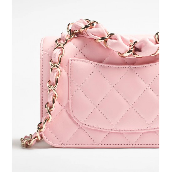 Chanel Fall-Winter 2025/26 Mini Flap Bag Pink Chanel Fall-Winter 2025/26 Mini Flap Bag Pink