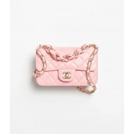 Chanel Fall-Winter 2025/26 Mini Flap Bag Pink