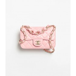Chanel Fall-Winter 2025/26 Mini Flap Bag Pink