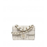 Chanel Fall-Winter 2025/26 Mini Flap Bag- Wool Tweed