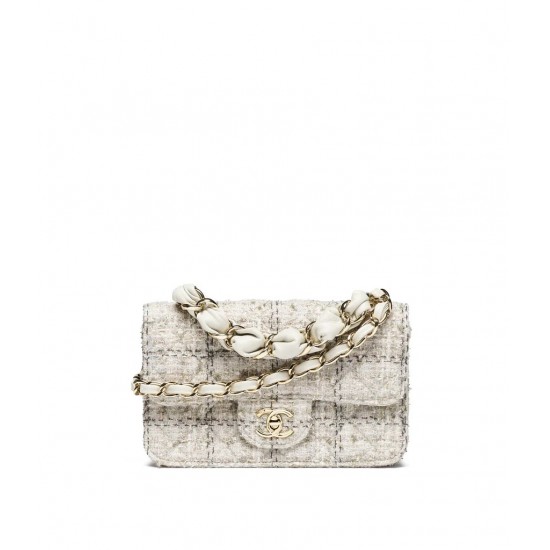 Chanel Fall-Winter 2025/26 Mini Flap Bag- Wool Tweed Chanel Fall-Winter 2025/26 Mini Flap Bag- Wool Tweed