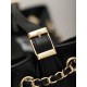 Chanel 25A Métiers d’Art Hobo Suede Bag - Black