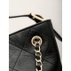 Chanel 25A Métiers d’Art Hobo Suede Bag - Black