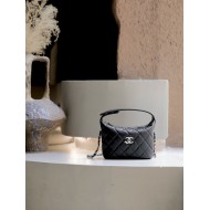 Chanel 25B Star CC Box Bag – Black Caviar with Silver Hardware