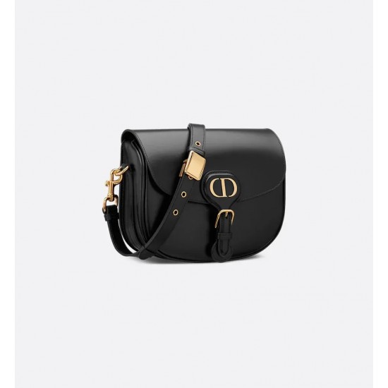 Dior Medium Bobby Bag Black Box Calfskin