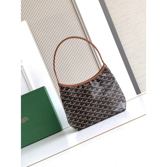 Goyard Bohème Mini Hobo Bag – Lightweight Shoulder Bag with Zip Closure
