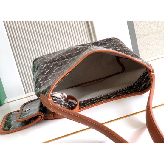 Goyard Bohème Mini Hobo Bag – Lightweight Shoulder Bag with Zip Closure