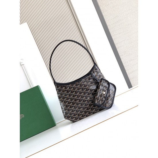 Goyard Bohème Mini Hobo Bag – Lightweight Shoulder Bag with Zip Closure