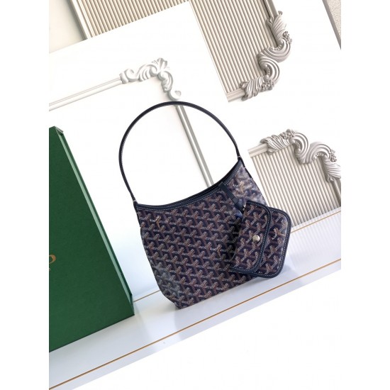 Goyard Bohème Mini Hobo Bag – Lightweight Shoulder Bag with Zip Closure