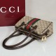 Gucci Borsetto Medium Boston Bag – GG Canvas, Sand Beige Vintage Style
