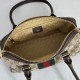 Gucci Borsetto Medium Boston Bag – GG Canvas, Sand Beige Vintage Style