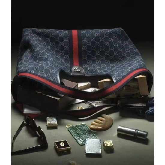 Gucci Giglio Large Tote Bag – GG Canvas & Web Stripe, Runway Collection
