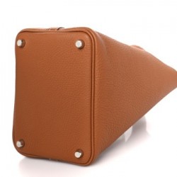Hermes  Taurillon Clemence Picotin Lock 18 PM Gold