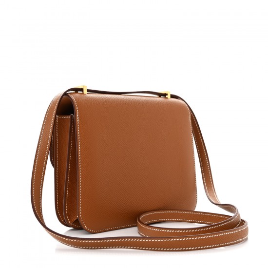 Hermès Constance 18|Gold Epsom Leather with Gold Hardware|Shoulder Bag Hermès Constance 18|Gold Epsom Leather with Gold Hardware|Shoulder Bag