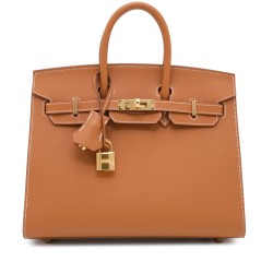 Hermès Birkin 25cm｜Gold Epsom Leather with Gold Hardware｜Top Handle Bag