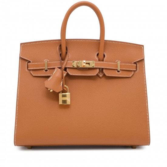 Hermès Birkin 25cm｜Gold Epsom Leather with Gold Hardware｜Top Handle Bag