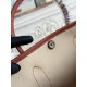 Hermès Garden Party 30 – Canvas & Leather, Glacier White & Pumpkin Contrast