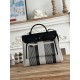 Hermès Herbag 31 – Canvas & Leather, Kelly-Inspired Lightweight Tote