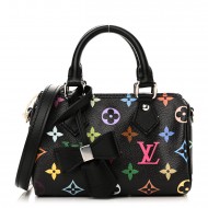 Louis Vuitton Nano Speedy｜Multicolor Monogram by Takashi Murakami｜Black Mini Bag