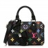 Louis Vuitton Nano Speedy｜Multicolor Monogram by Takashi Murakami｜Black Mini Bag