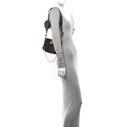 Louis Vuitton Multi Pochette｜Monogram Canvas with Kaki Strap｜Crossbody Bag