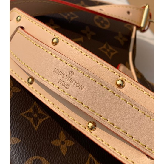 L.V. Remix Croissant MM – Monogram Shoulder Bag with Mini Pouch