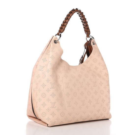 Louis Vuitton Carmel｜Cream Mahina Calf Leather｜Shoulder Bag