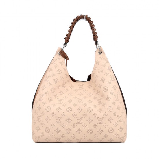 Louis Vuitton Carmel｜Cream Mahina Calf Leather｜Shoulder Bag