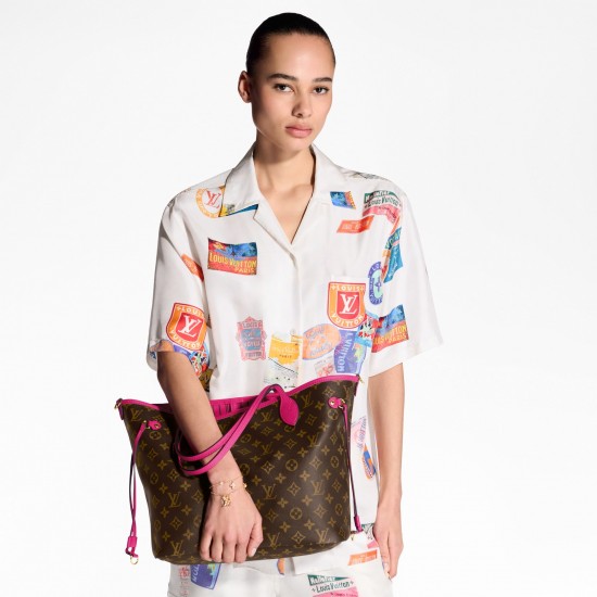 Louis Vuitton Neverfull Bandoulière Inside Out MM