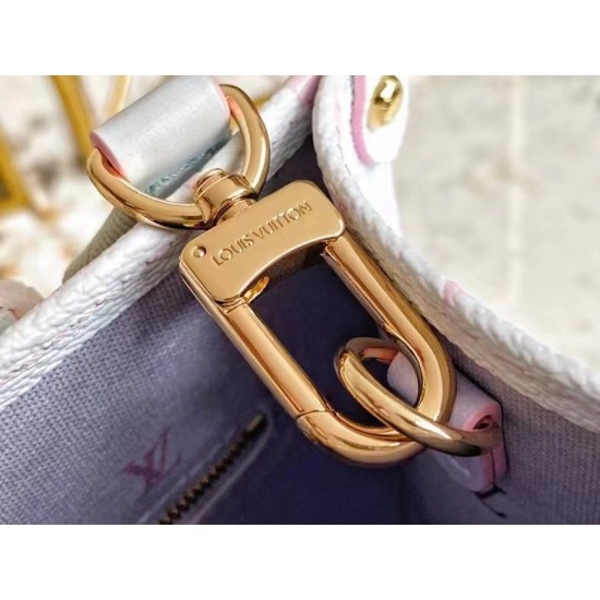 LV OnTheGo PM Sunrise Pastel – Gradient Monogram Empreinte Calfskin with Detachable Strap (M59856)