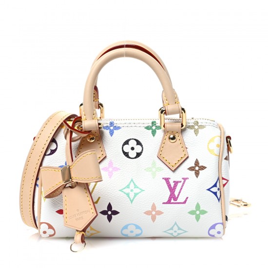 Louis Vuitton Nano Speedy｜Multicolor Monogram by Takashi Murakami｜Mini Bag