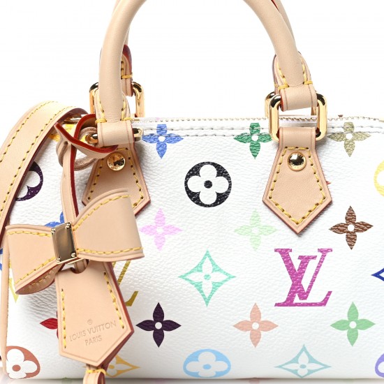 Louis Vuitton Nano Speedy｜Multicolor Monogram by Takashi Murakami｜Mini Bag